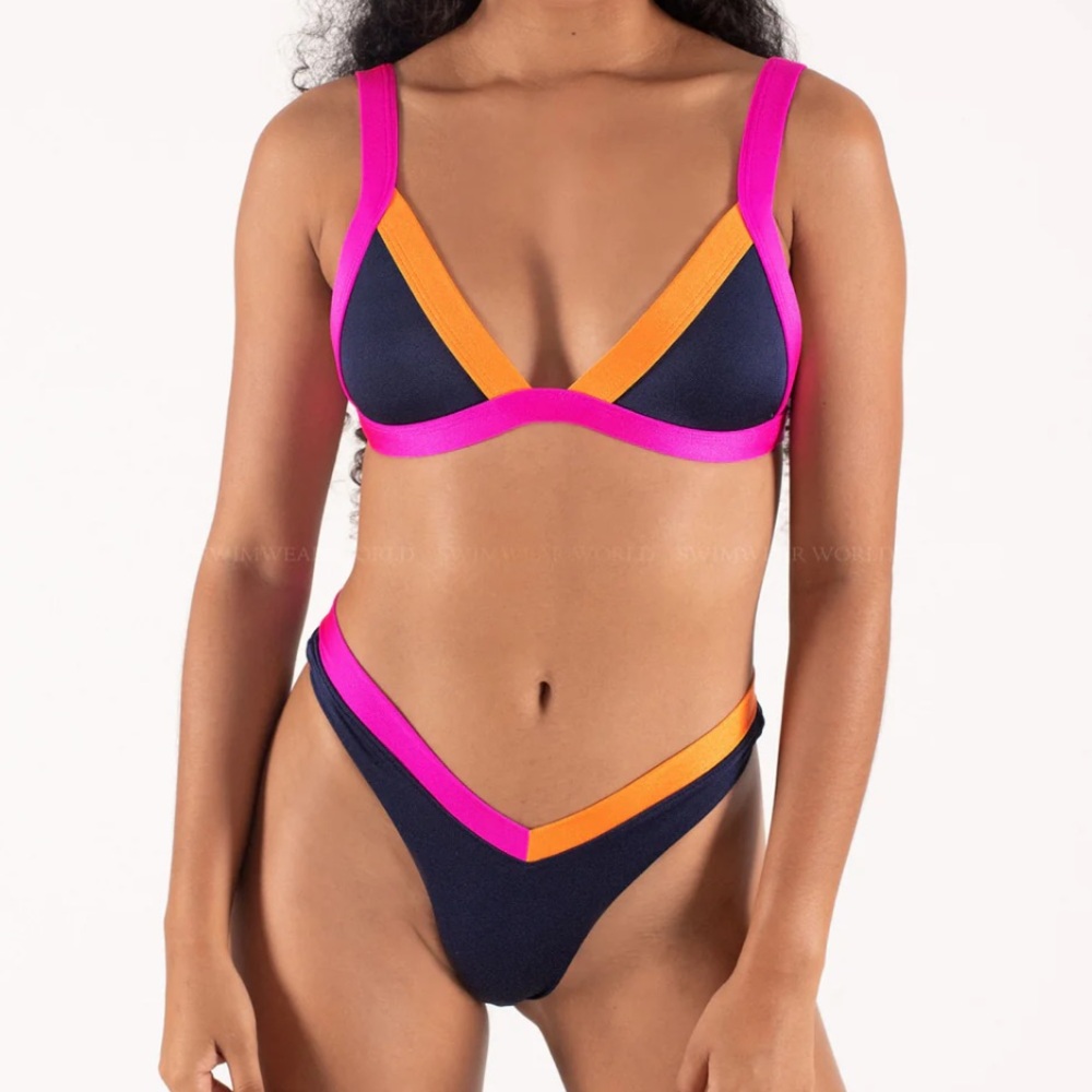 One One Three Pink and Orange Bikini